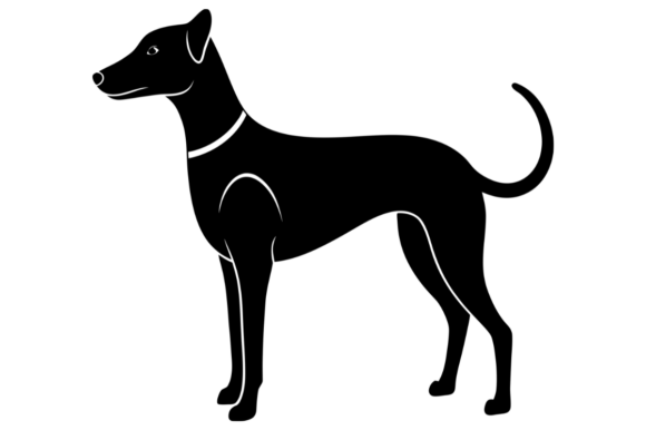 Black Silhouette of a Slender Dog Stand Review