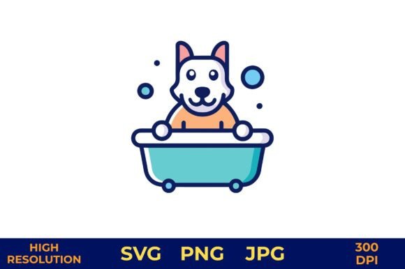 Cartoon Dog in Blue Tub Embroidery Review