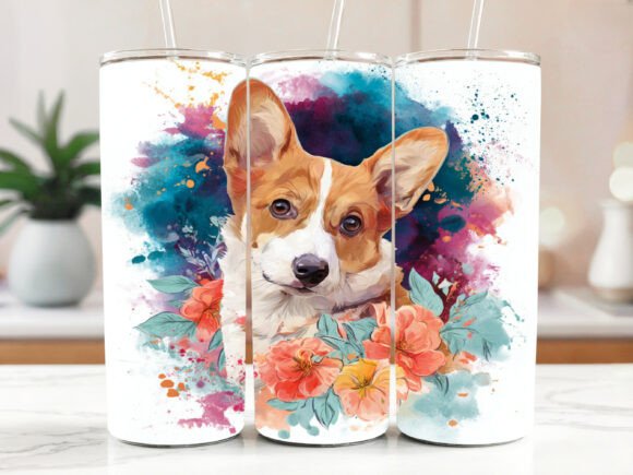 Corgi Dog Tumbler Sublimation Design Review