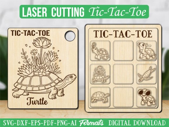 Cute Dog Tic Tac Toe Puzzle