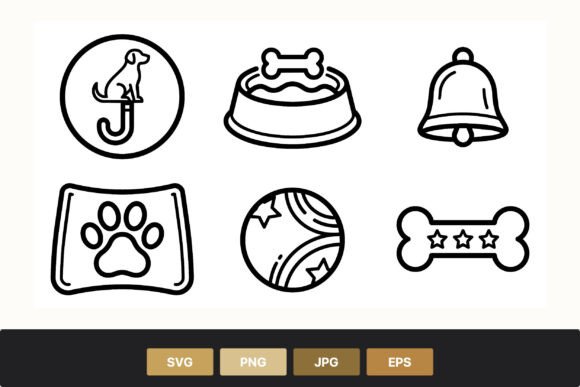 Dog Icons Bone Paw Bell Toy Set Review
