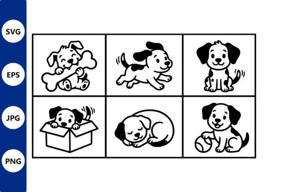 Dog Icons Grid Vector Set Review