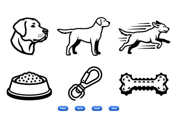 Dog Icons Vector Pack