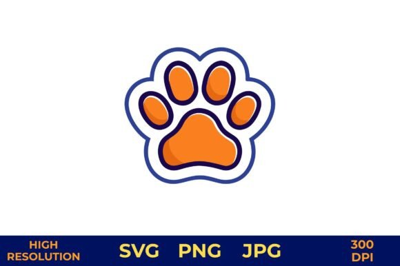 Dog Paw Vector with Smiling Face Design Review