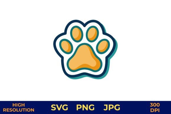 Dog Paw Vector with Smiling Face Review