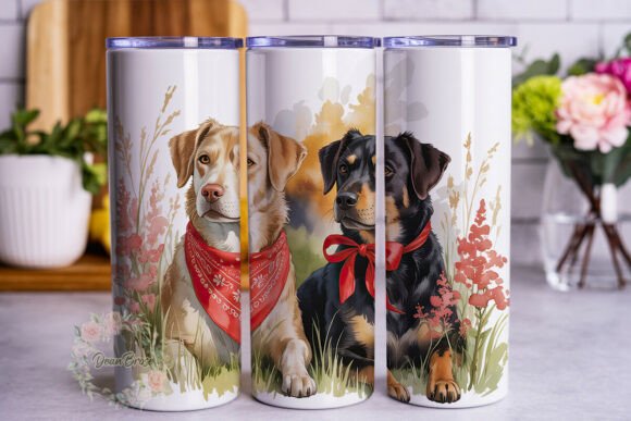 Golden Black Dog Love Tumbler Wrap Review