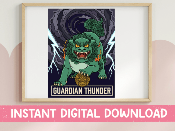 Guardian Thunder Foo Dog Art Review