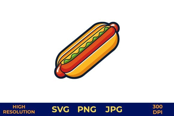 Hot Dog Vector with Vibrant Toppings Review