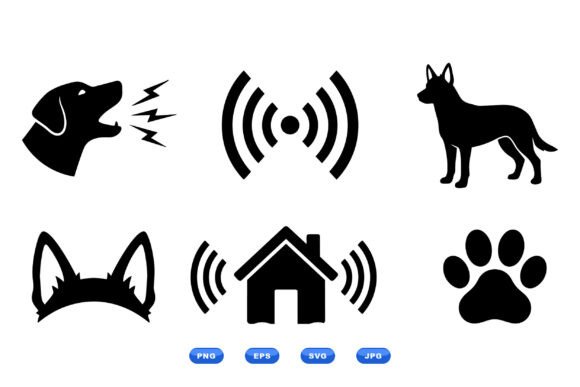 Pet Alert SVG Icon Collection