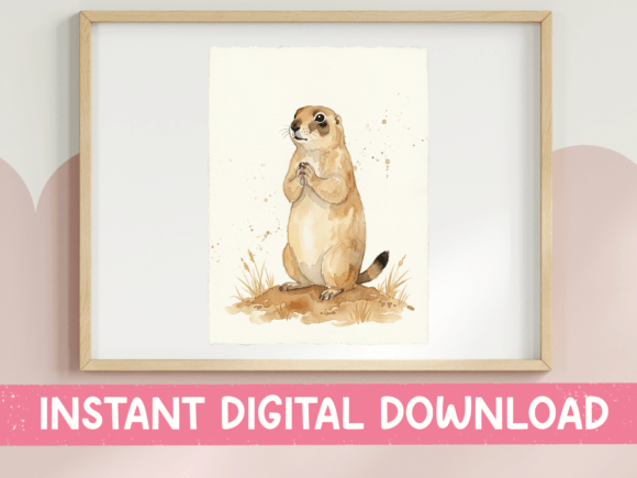 Praying Prairie Dog Watercolor Art Review