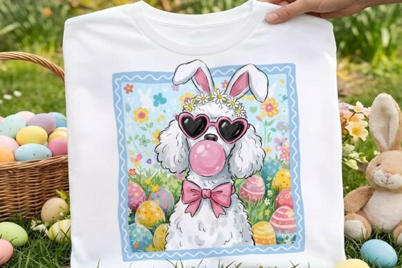 Preppy Easter Poodle Embroidery Design Review