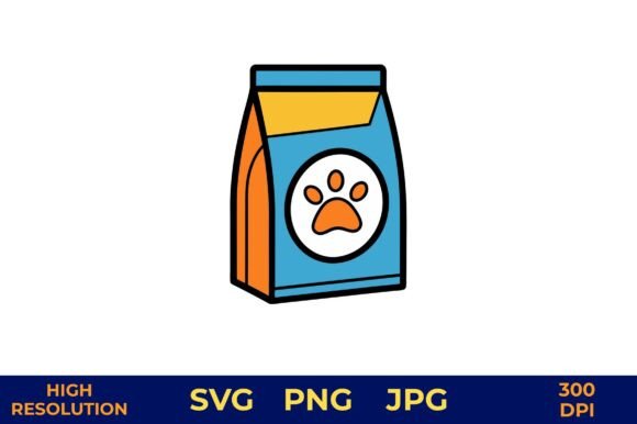 Sad Dog Vector on Food Bag Illustration Review