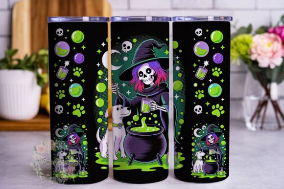 Spooky Witch Dog Brew Tumbler Wrap Review