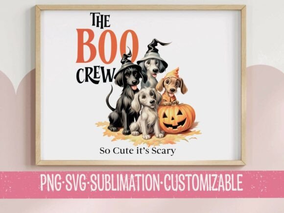 The Boo Crew Dogs SVG